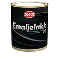 Gjøco Emaljelakk svart 0,75 liter
